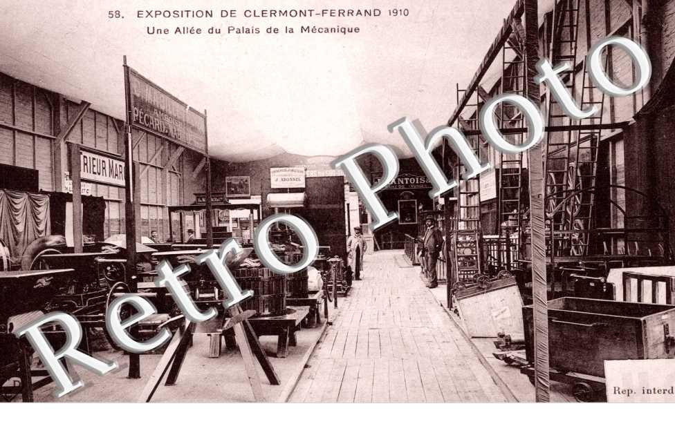 Exposition 1910, Une Allee du Palais de la Mecanique