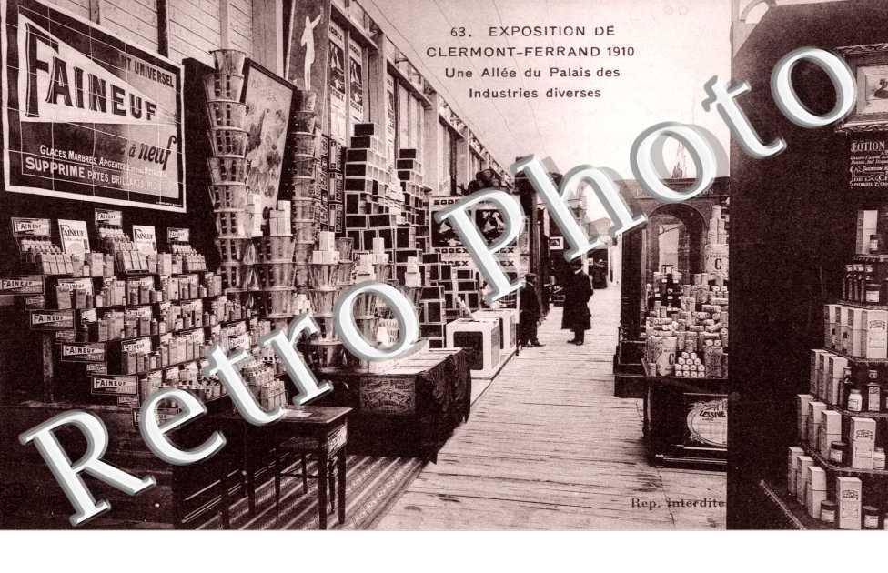 Exposition 1910, Une Allee du Palais des Industries diverses