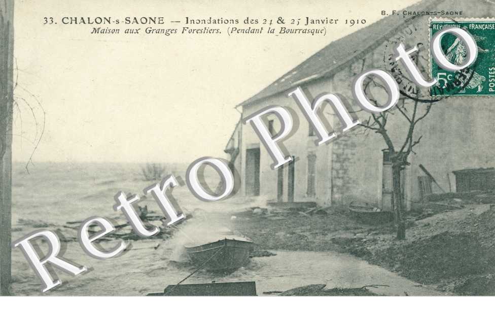 Maisons aux Granges Forestiers, Inondations janvier 1910