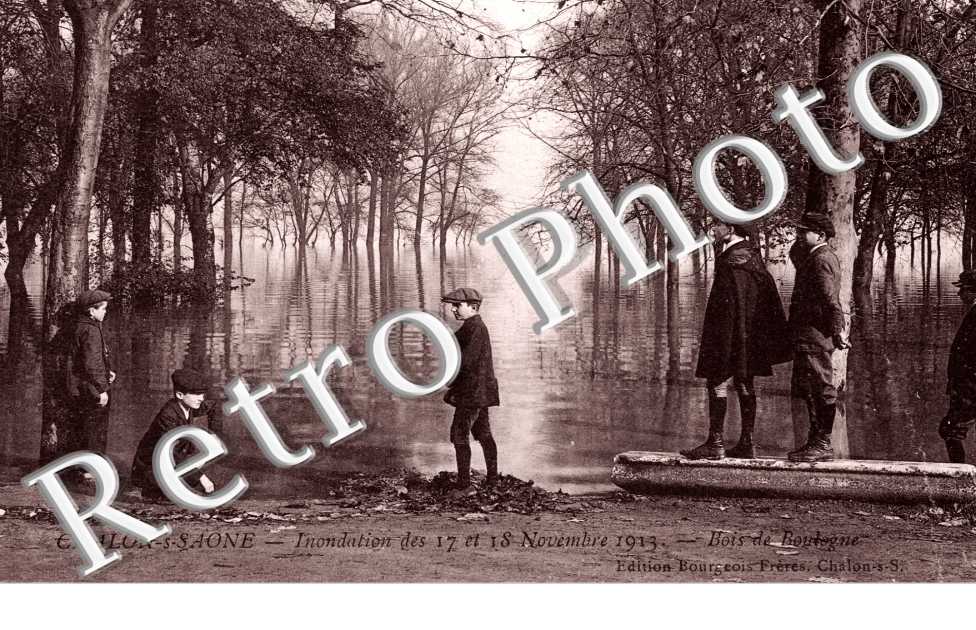 Bois de Boulogne, Inondations janvier 1910