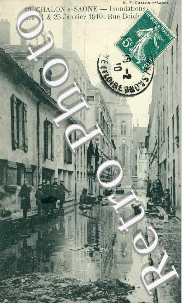 rue Boiche - Innondations du 24 et 25 janvier