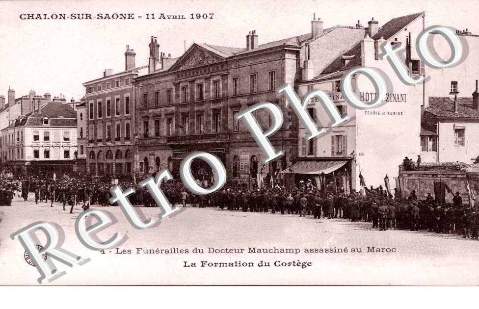 Funerailles du Docteur Mauchamp, 11 avril 1907
