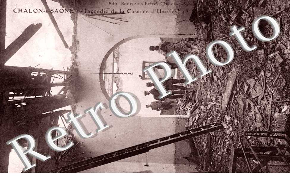 Incendie de la caserne d'Uxelles 13 septembre 1912
