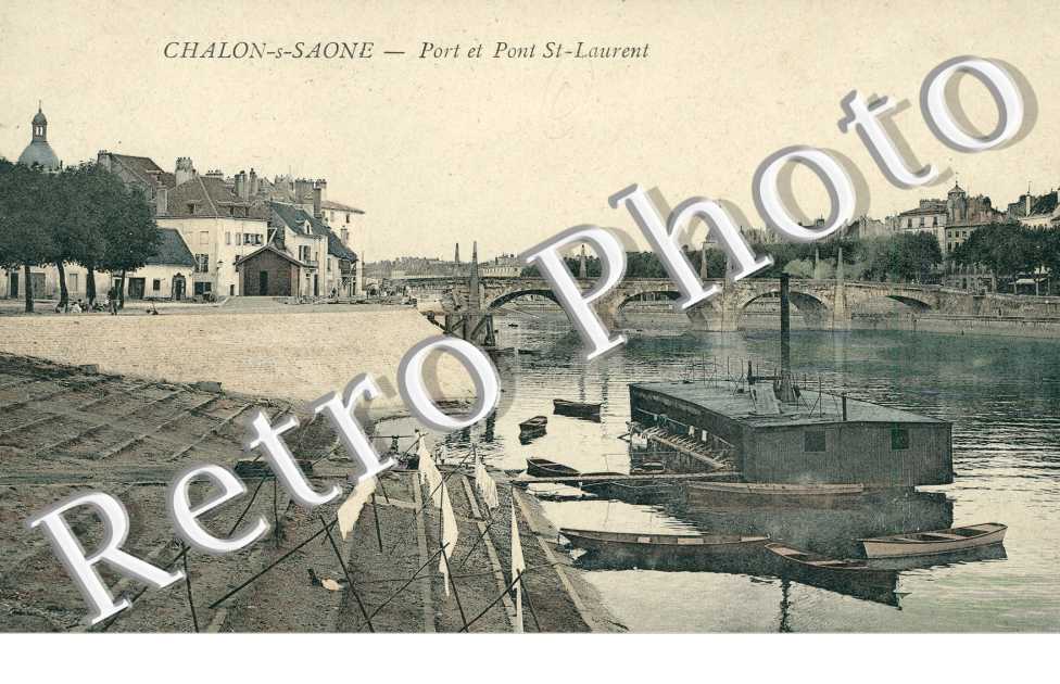 Port et Pont Saint Laurent