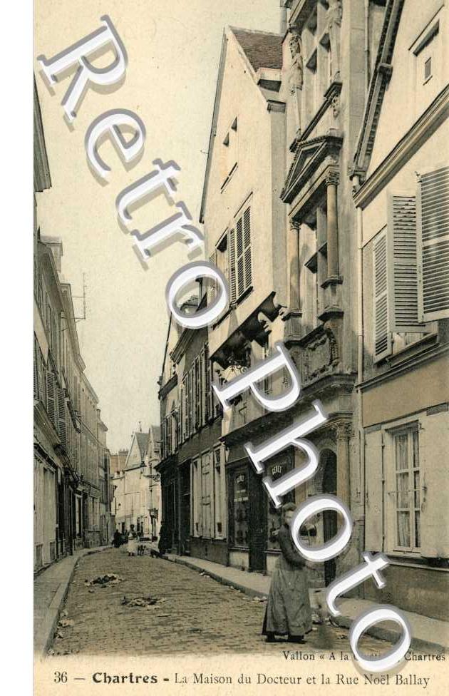 maison du docteur et la rue Noël Ballay