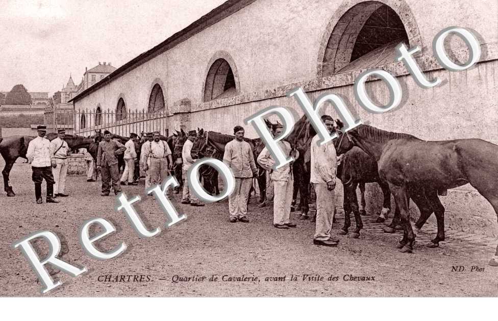 Quartier de cavalerie,avant la visite des chevaux