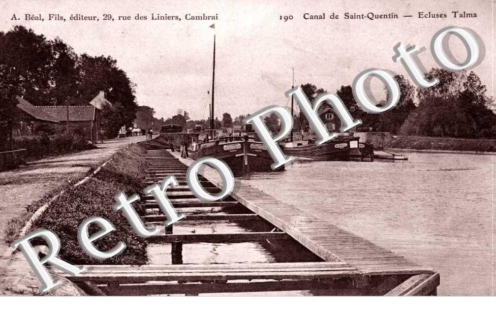 canal de Saint Quentin, ecluses Talma