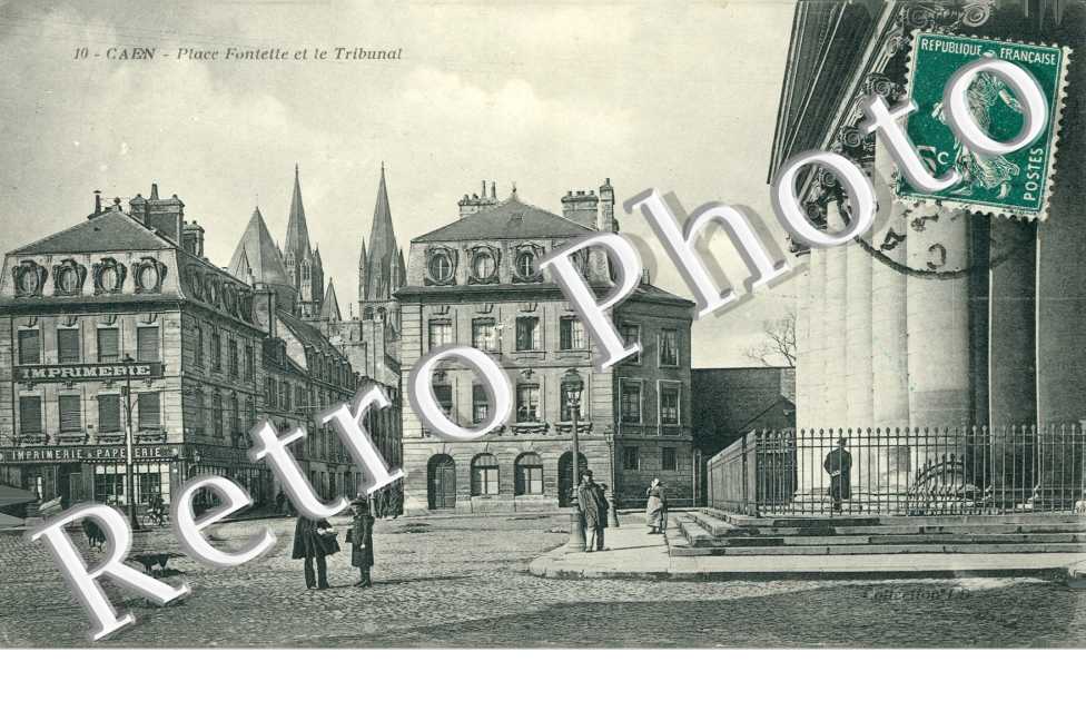 place Fontelle et le Tribunal