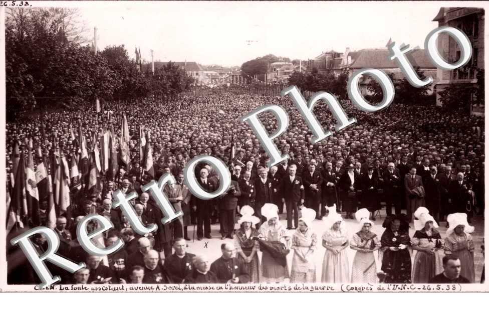 Messe en l'honneur des morts de la guerre avenue A. Sorel  Congres de l'U.N.C. 16 mai 1938