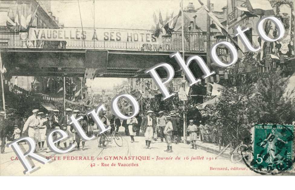 fete federale de gymnastique, rue de Vaucelles