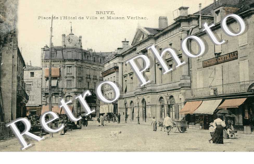 Place de l'Hotel de Ville et Maison Verlhac