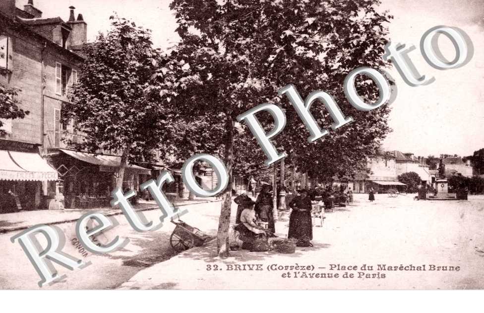 place du Marechal Brune et l'avenue de Paris