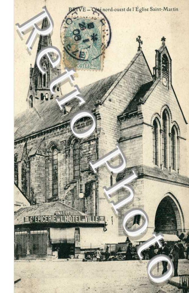 Cote Nord-Ouest de l'Eglise Saint-Martin