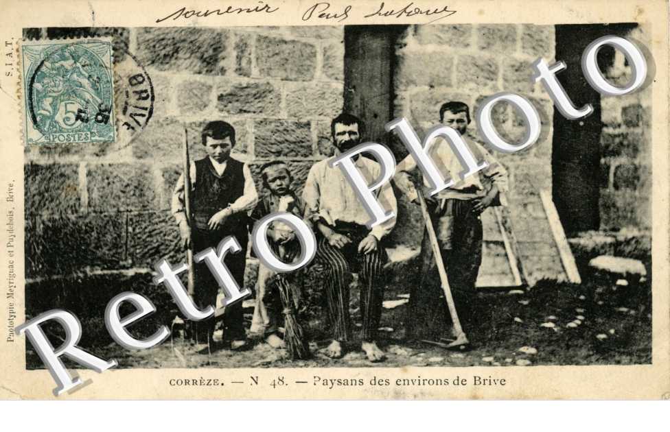 paysans des environs de Brive