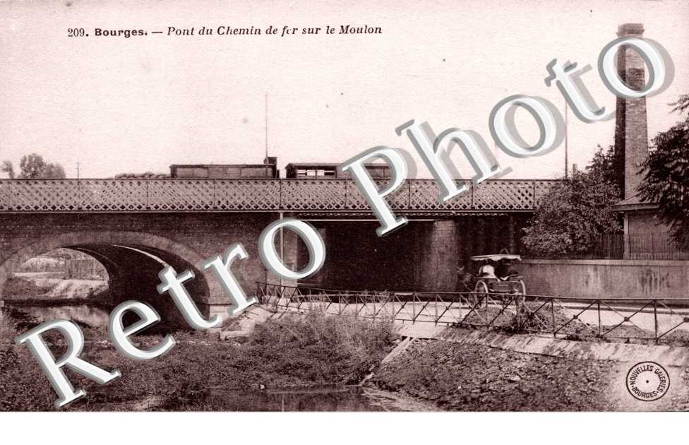 Pont du chemin de fer sur le Moulon
