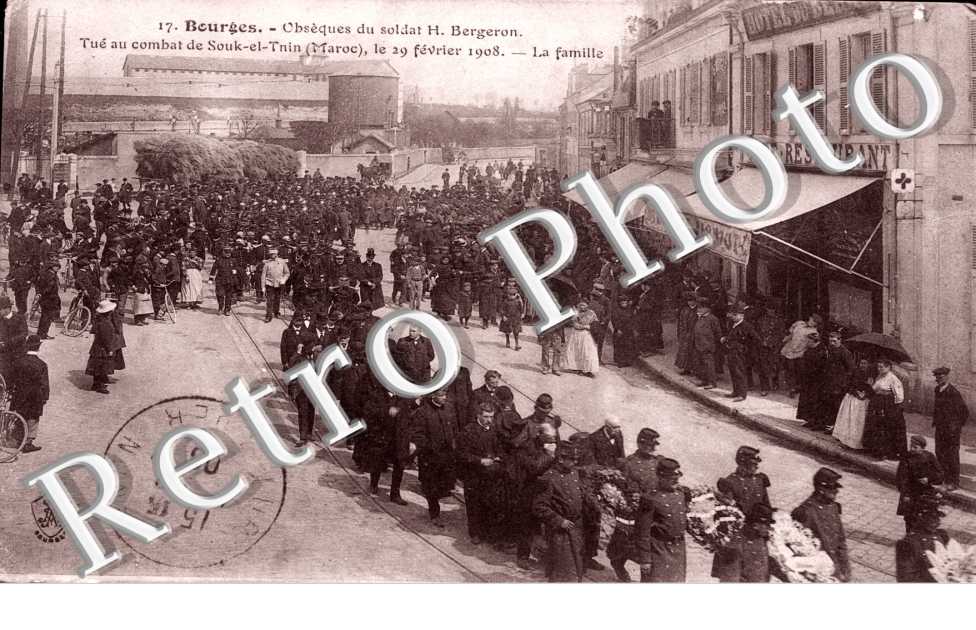 Obseques du soldat H. Bergeron