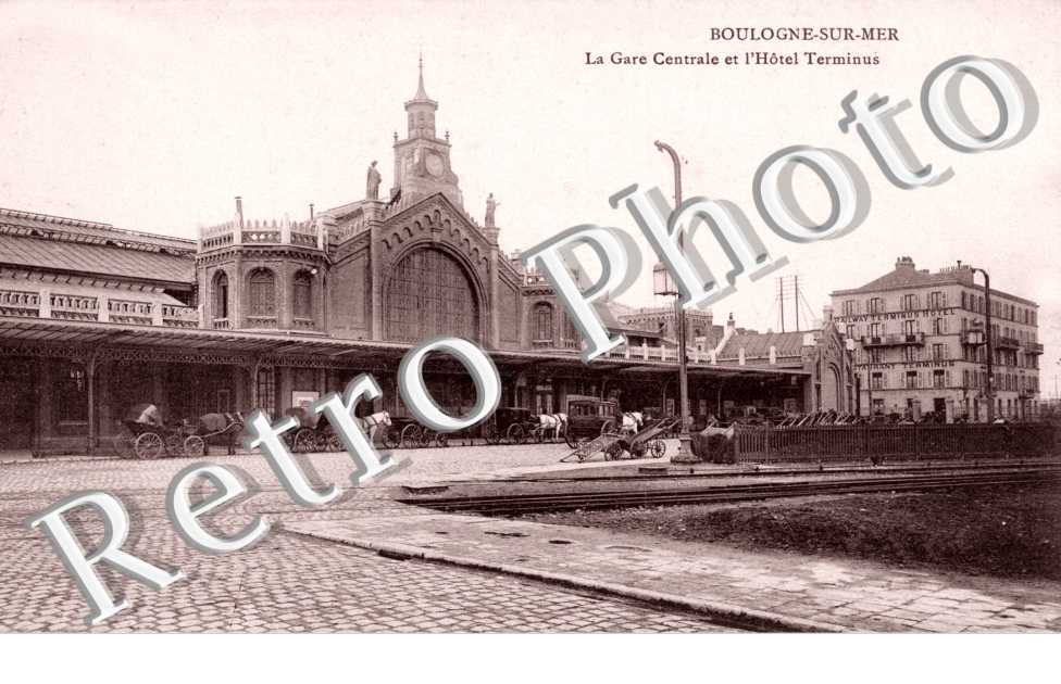 La gare centrale et l'Hotel Terminus