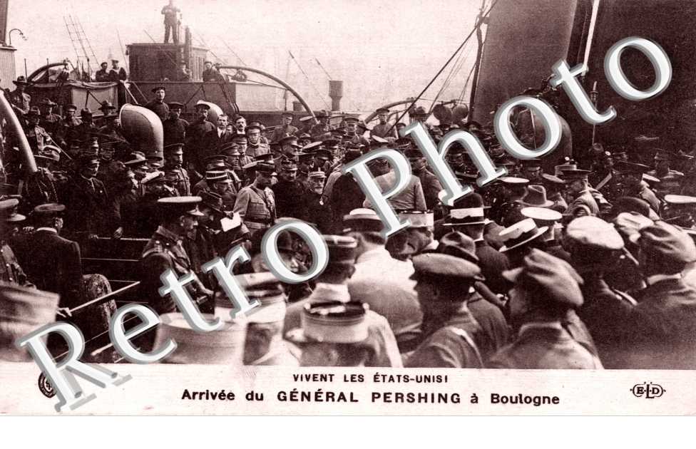 arrivee du general Pershing