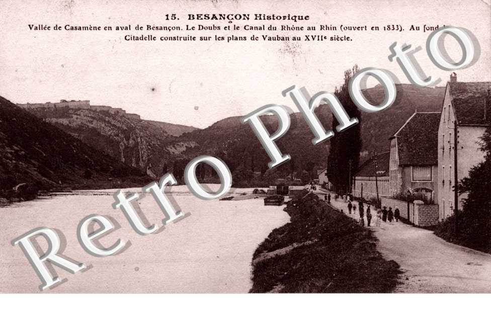 Vallee de la Casamene  Le Doubs et le cnl du Rhone au Rhin