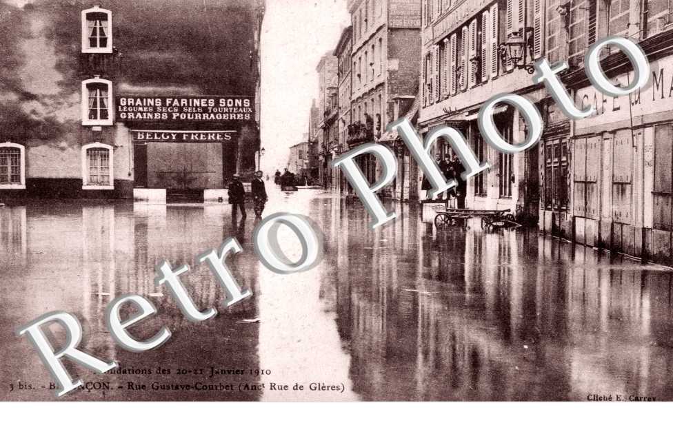 Rue Gustave Courbet Les Inondations 1910, 