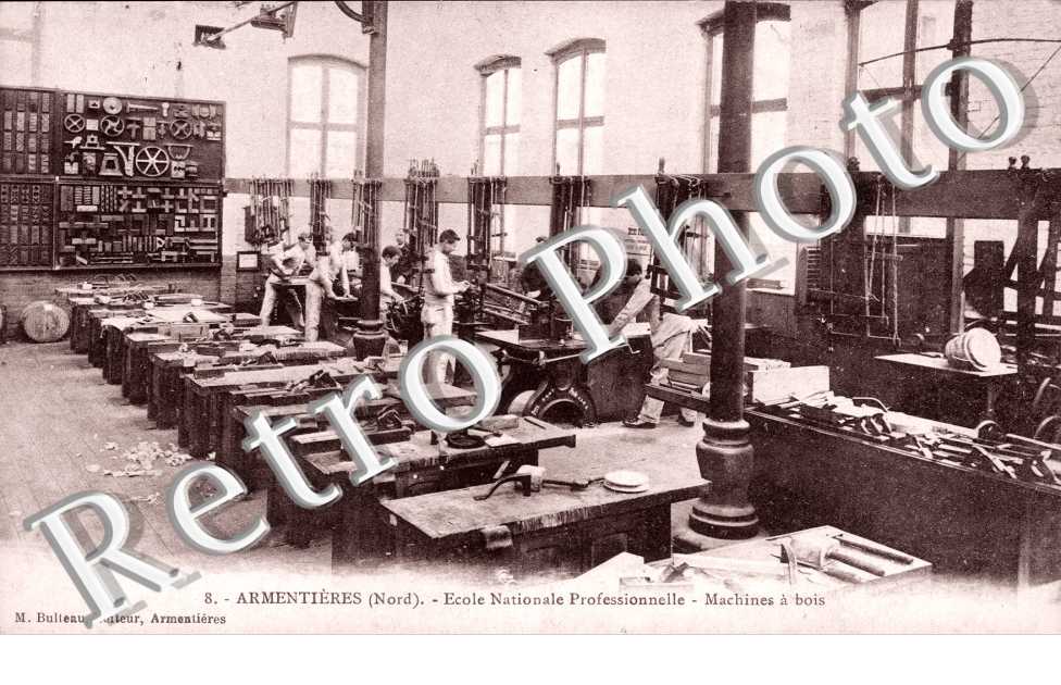 Ecole Nationale Professionnelle, Machines a bois