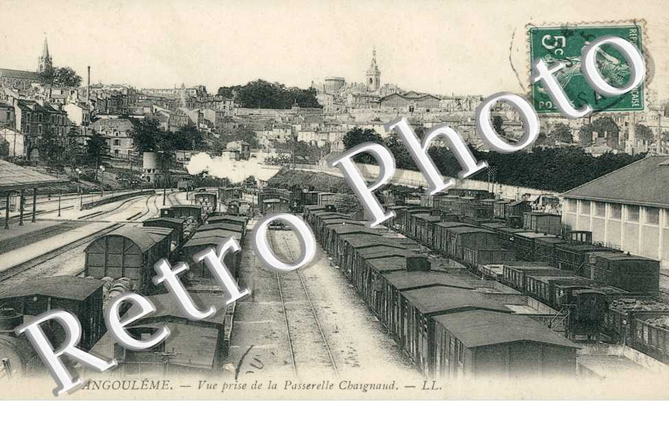 Vue prise de la Passerelle Chaignaud