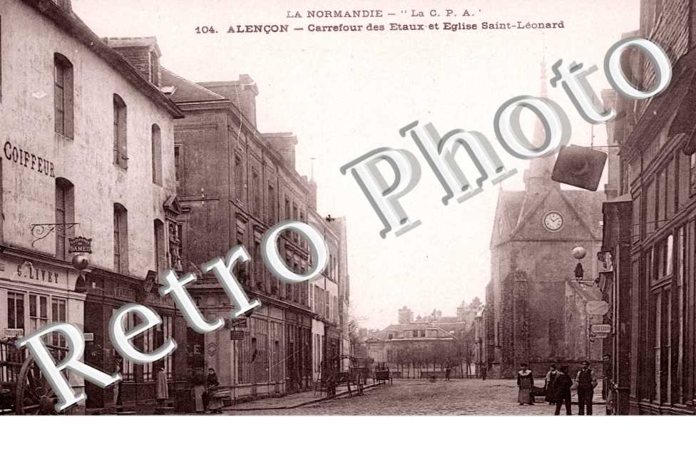 Carrefour des Etaux et Eglise Saint-Leonard