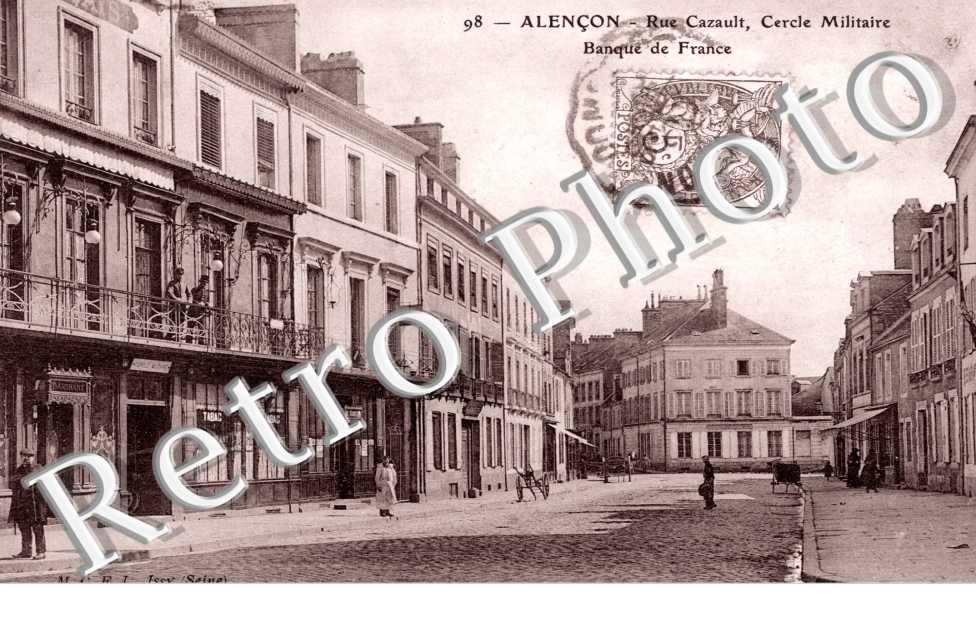 Rue Cazault, Cercle Militaire, Banque de France