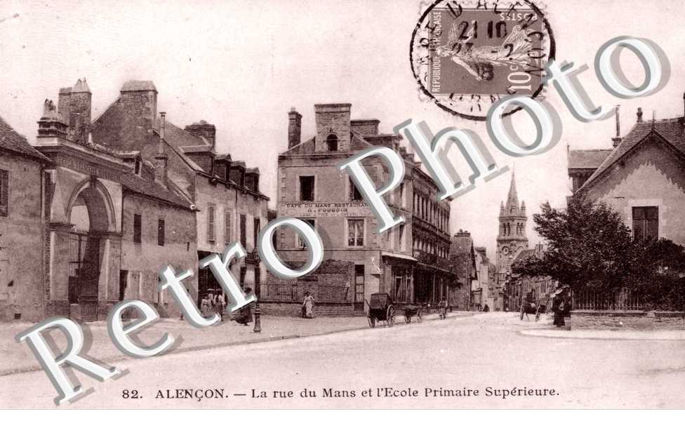 la rue du Mans et Ecole Primaire Superieure