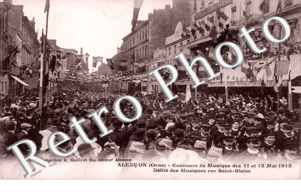 Concours de Musique des 11 et 12 mai 1913 - Defile des Musiques