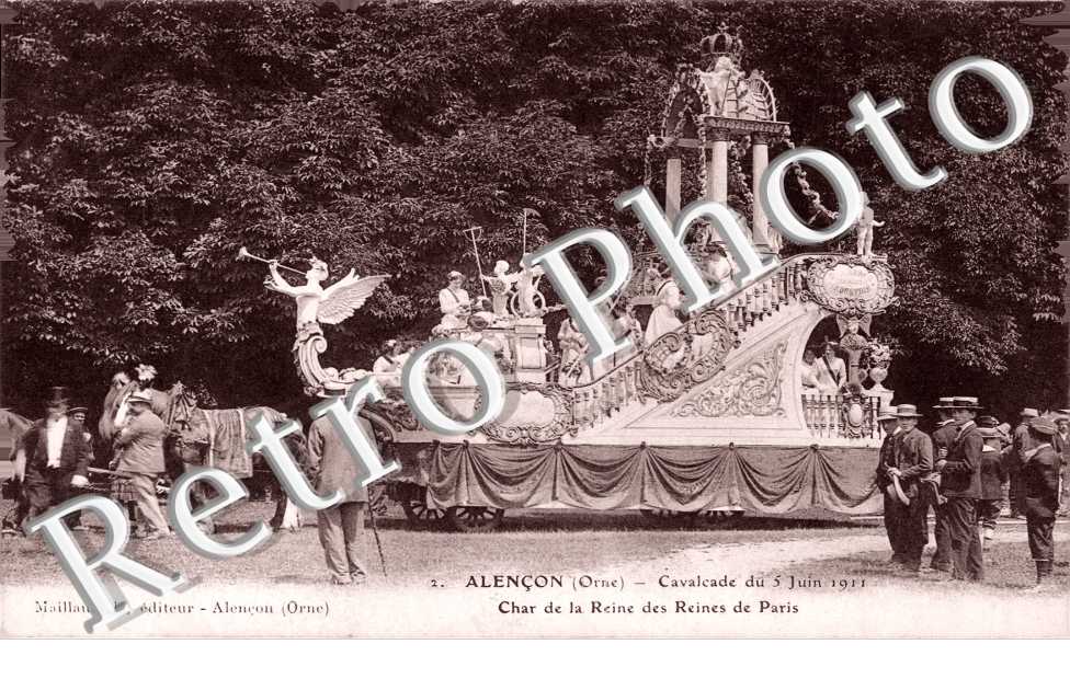 Cavalcade du 5 juin 1911 - Char de la Reine