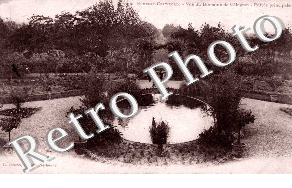 vue du domaine de Cleyran - Entree Principale