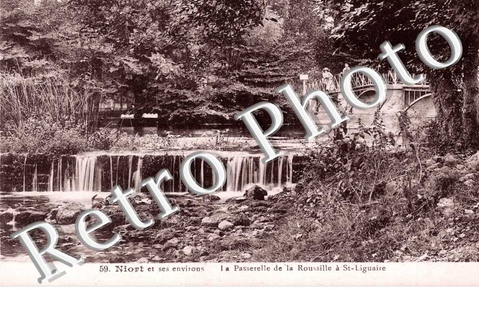 la Passerelle de la Roussille a Saint Liguaire