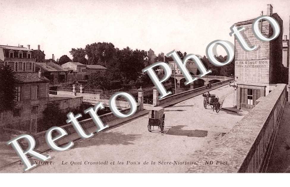 le Quai Cronstadt et les Ponts de la Sevre-Niortaise