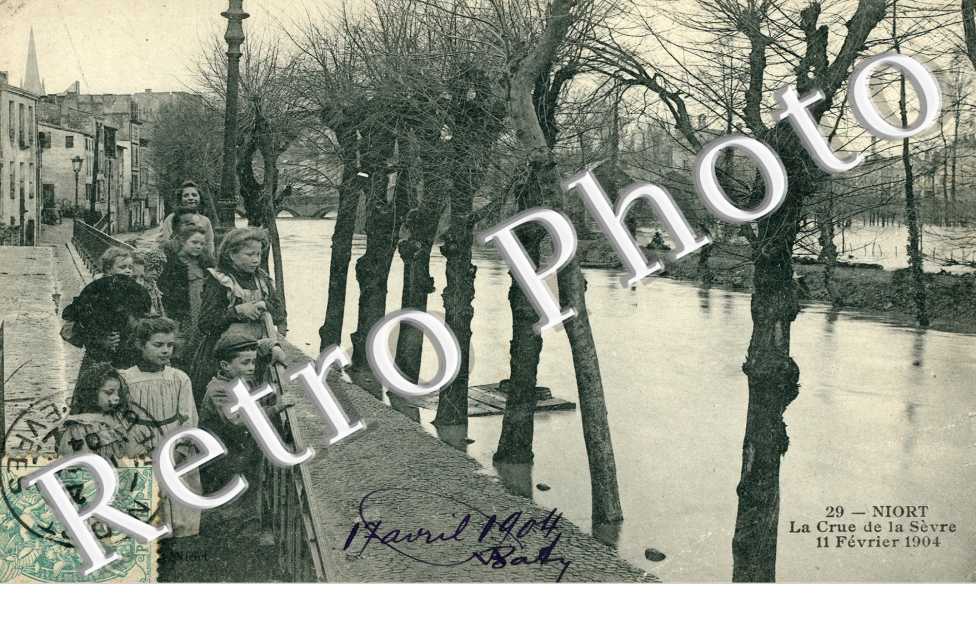 la Crue de la Sevre le 11 Fevrier 1904