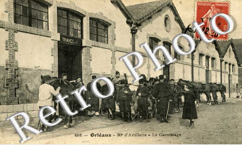 30 eme d'artillerie, le garnissage