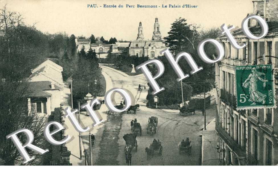 Entree du Parc Beaumont, le Palais d'Hiver