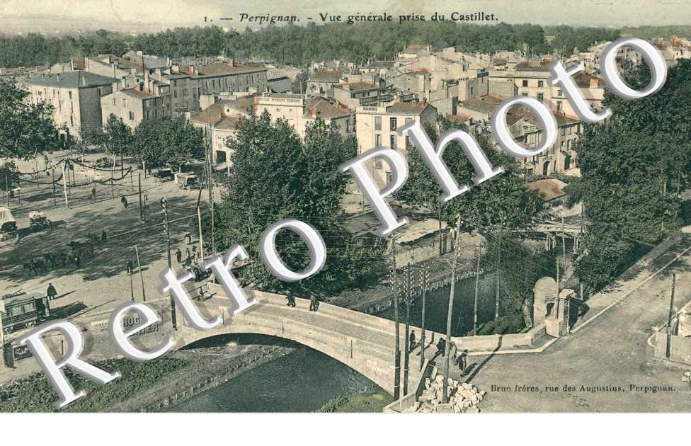 Vue Generale prise du Castillet
