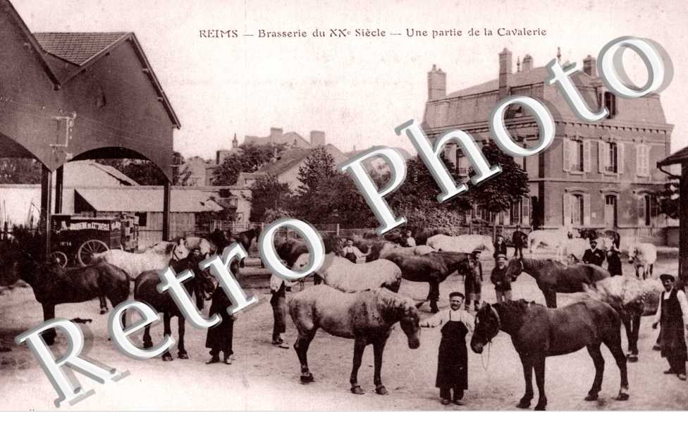Brasserie du XXeme siecle Une partie de la cavalerie