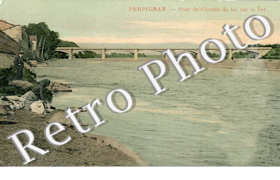 pont du chemin de fer sur la Tet