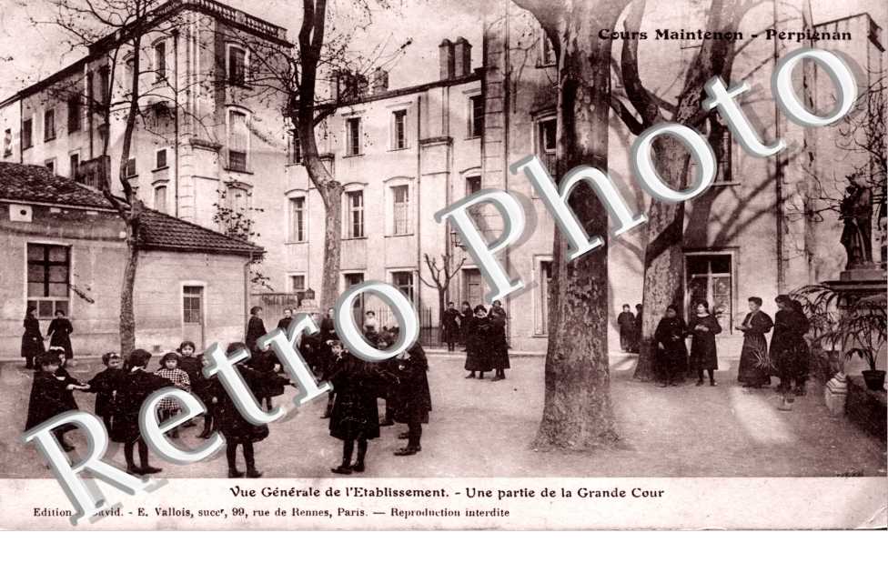 Cours Maintenon vue generale de l'etablissement