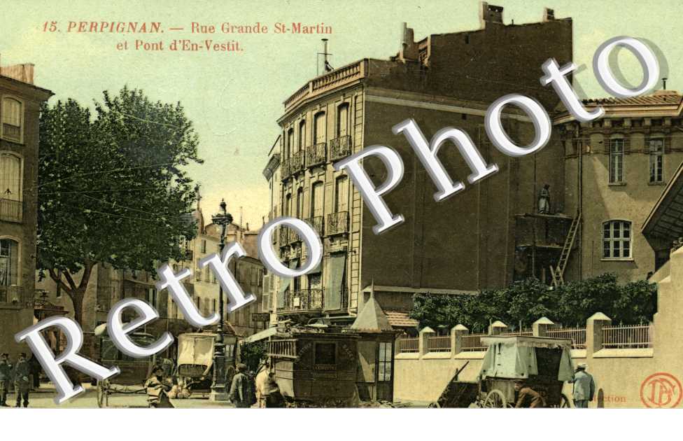 Rue Grande St Martin et Pont d'En-Vestit