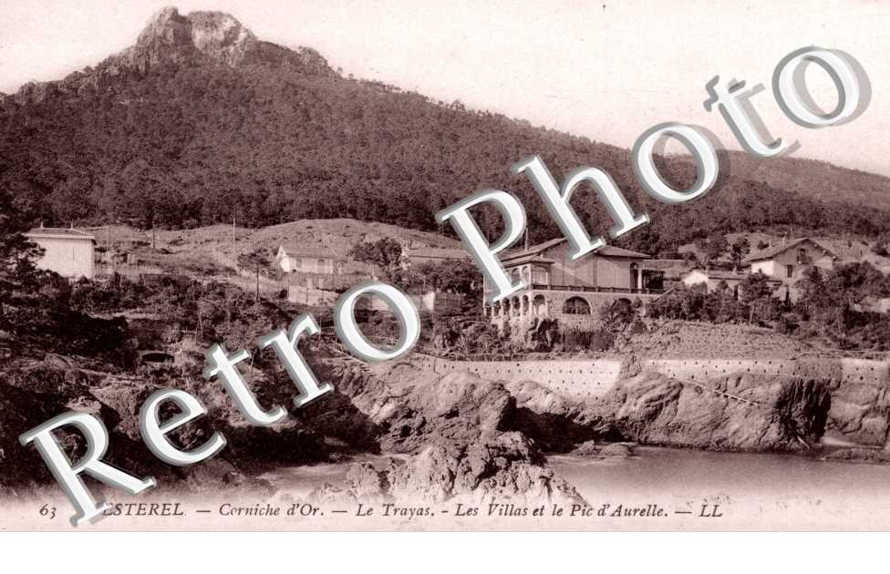 Le Trayas, les Villas et le Pic d'Aurelle