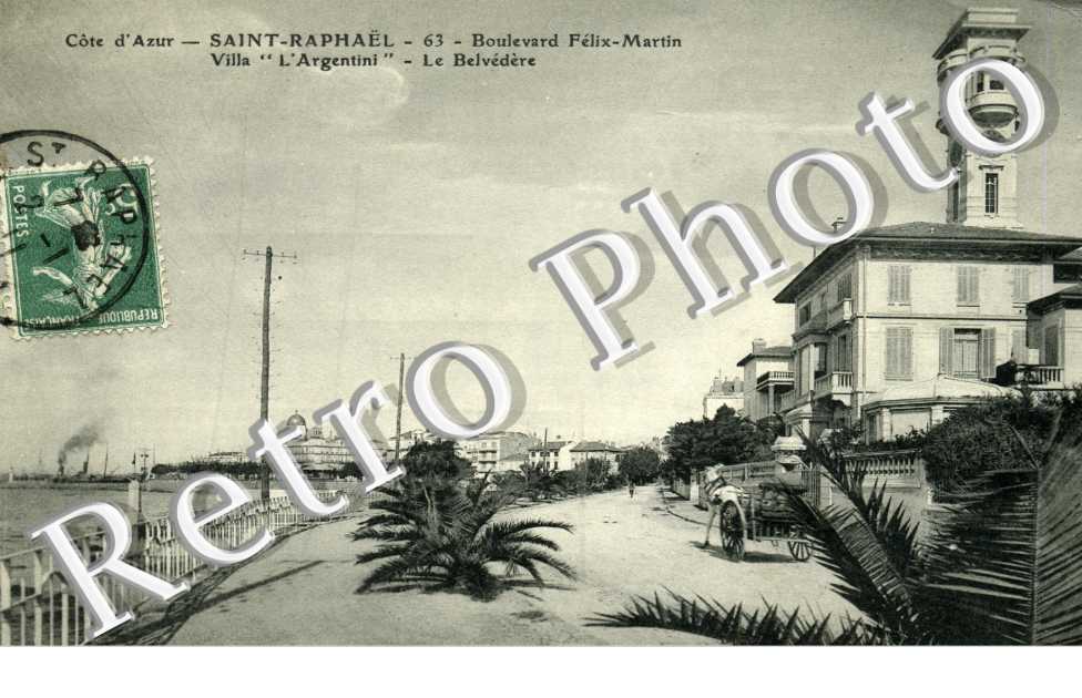 le Boulevard Felix Martin  Villa l'Argentini