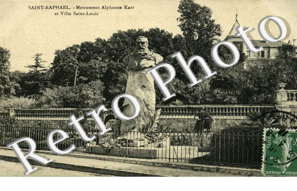 Monument Alphonse Karr et Villa Saint Louis