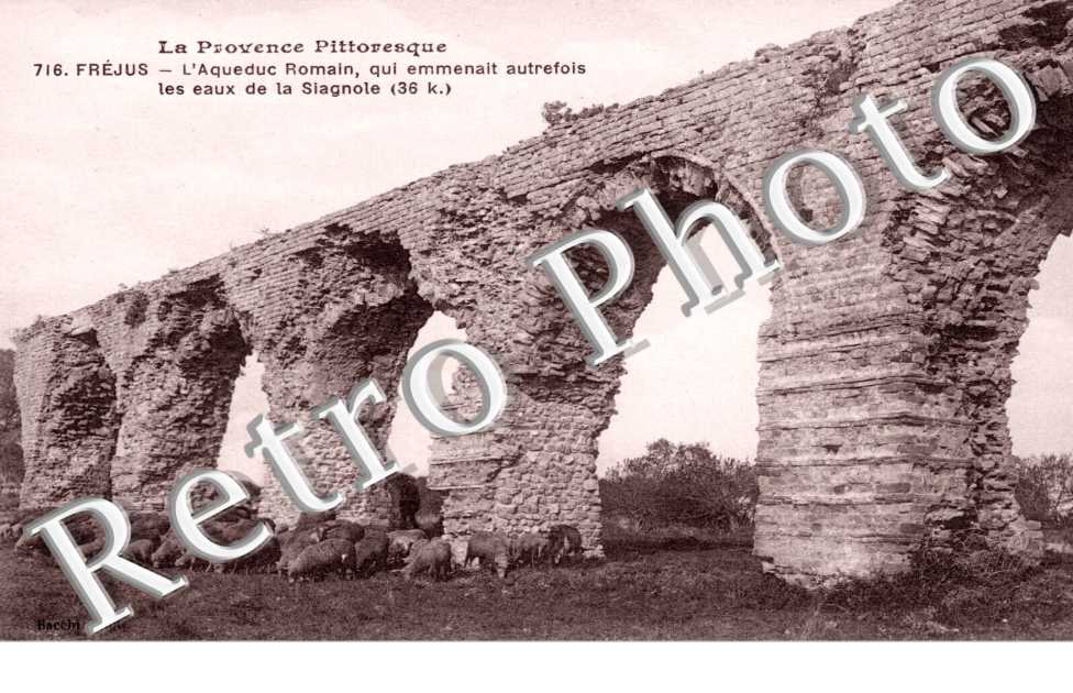 l'Aqueduc romain qui emmenait autrefois les eaux de la Siagnole