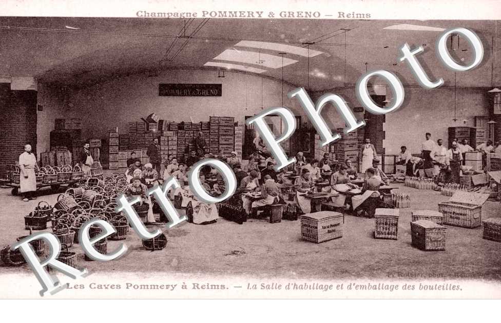 Caves Pommery, Salle d'habillage et emballage des bouteilles