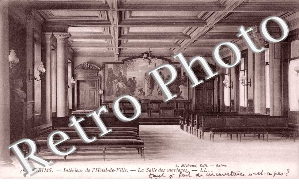 Interieur de l'Hotel de Ville, Salle des Mariages