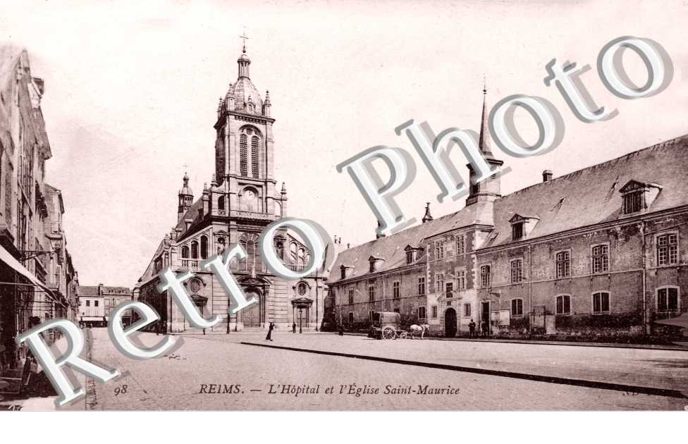 l'hopital et l'eglise Saint-Maurice
