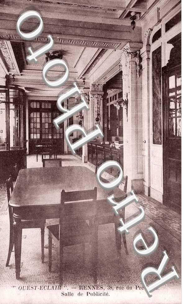 Ouest Eclair 38 rue du Pre-Botte Salle de Publcite